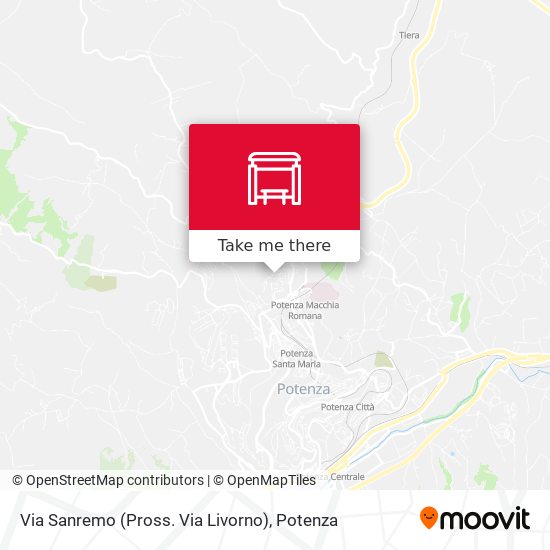 Via Sanremo (Pross. Via Livorno) map