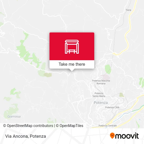Via Ancona map