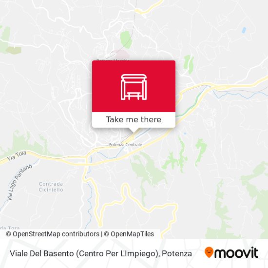 Viale Del Basento (Centro Per L'Impiego) map