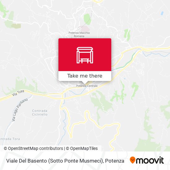 Viale Del Basento (Sotto Ponte Musmeci) map