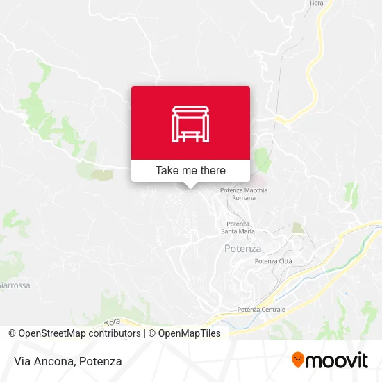 Via Ancona map