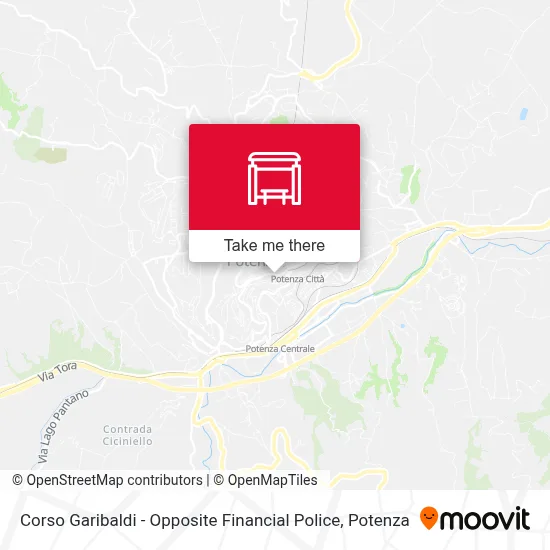 Corso Garibaldi - Opposite Financial Police map