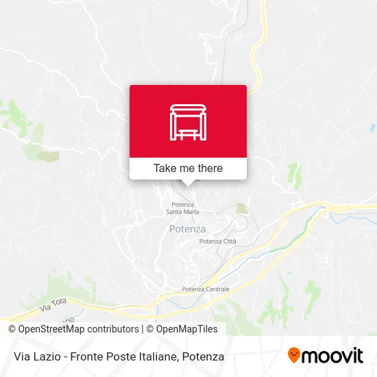 Via Lazio - Fronte Poste Italiane map