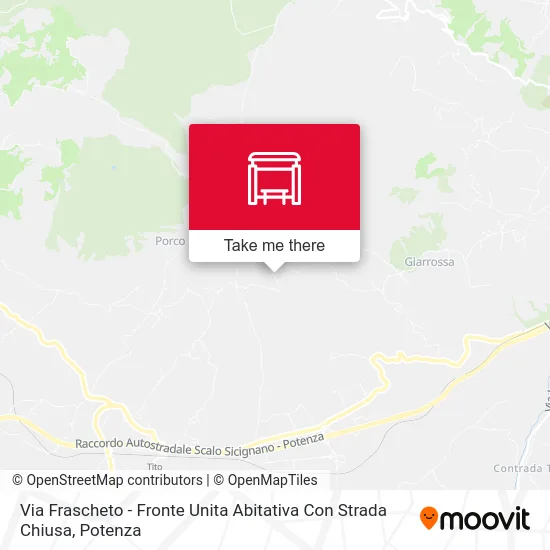 Via Frascheto - Opposite Residential Unit with Dead End map