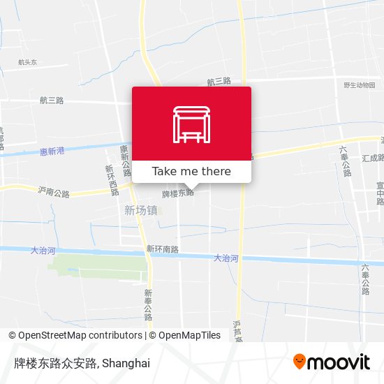 牌楼东路众安路 map