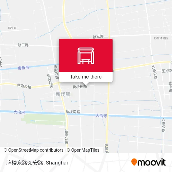 牌楼东路众安路 map