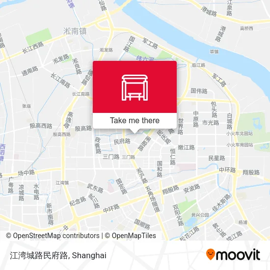江湾城路民府路 map