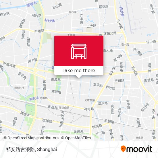 祁安路古浪路 map