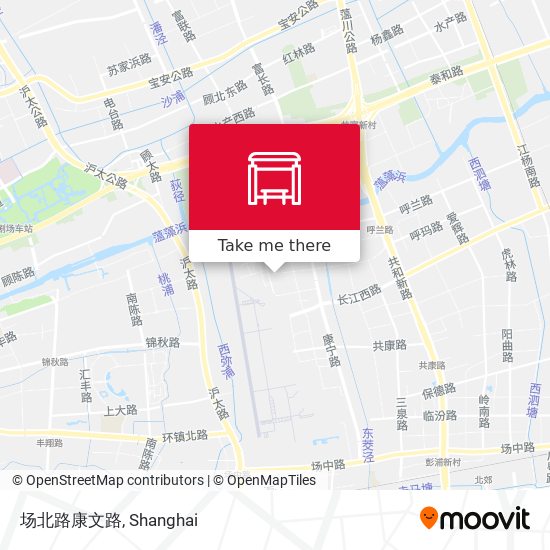 场北路康文路 map