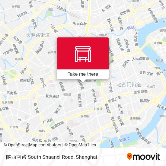 陕西南路 South Shaanxi Road map