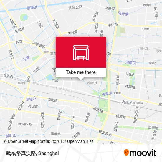 武威路真沃路 map