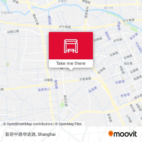 新府中路华农路 map