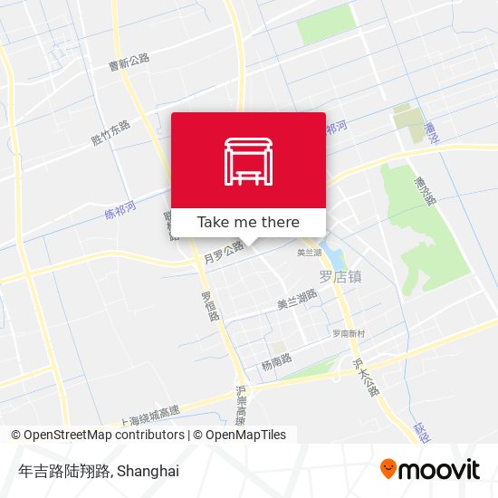 年吉路陆翔路 map