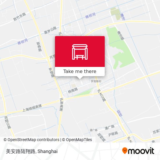 美安路陆翔路 map