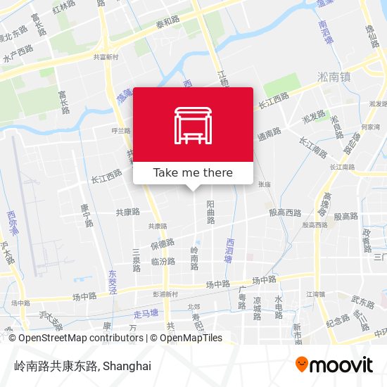 岭南路共康东路 map