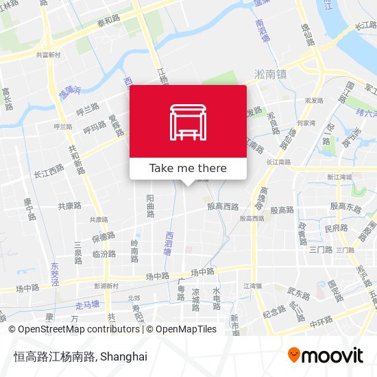 恒高路江杨南路 map