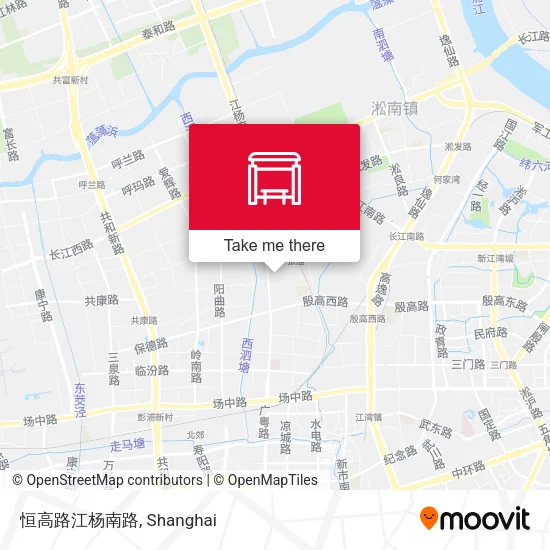 恒高路江杨南路 map