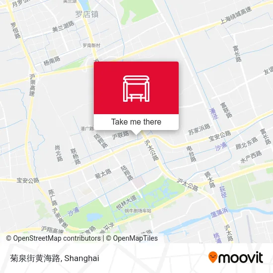 菊泉街黄海路 map