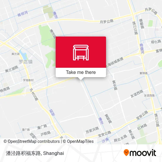 潘泾路积福东路 map