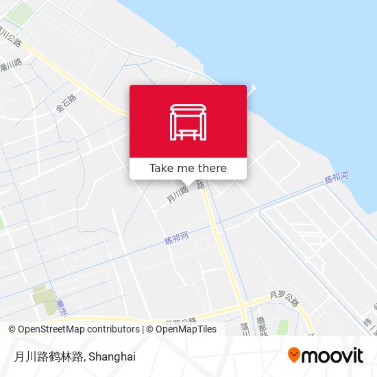 月川路鹤林路 map