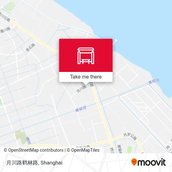 月川路鹤林路 map