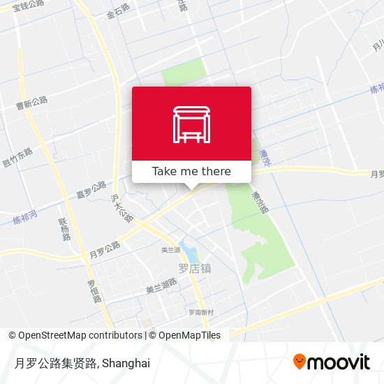 月罗公路集贤路 map