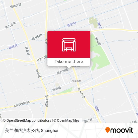 美兰湖路沪太公路 map