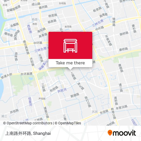 上南路外环路 map