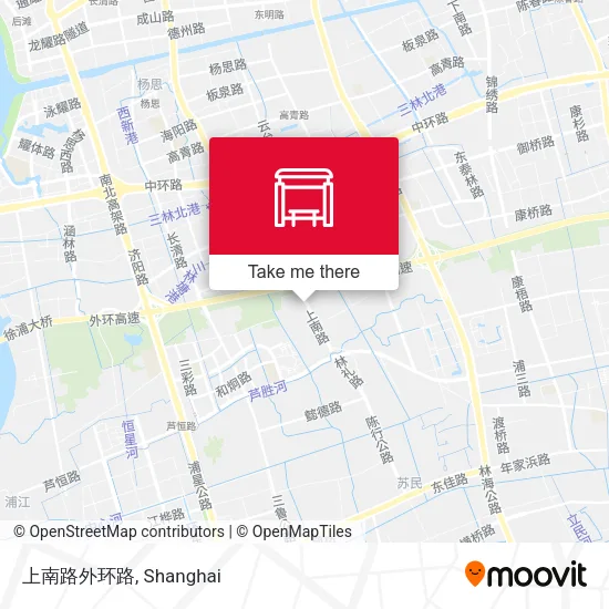 上南路外环路 map
