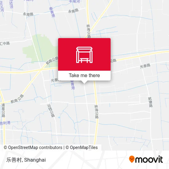 乐善村 map