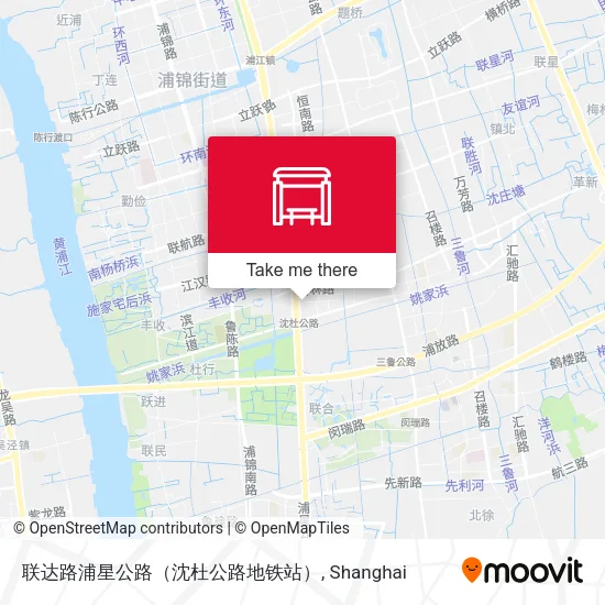 联达路浦星公路（沈杜公路地铁站） map