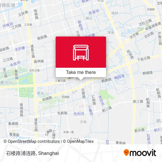 召楼路浦连路 map