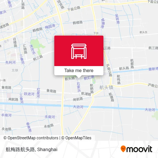 航梅路航头路 map