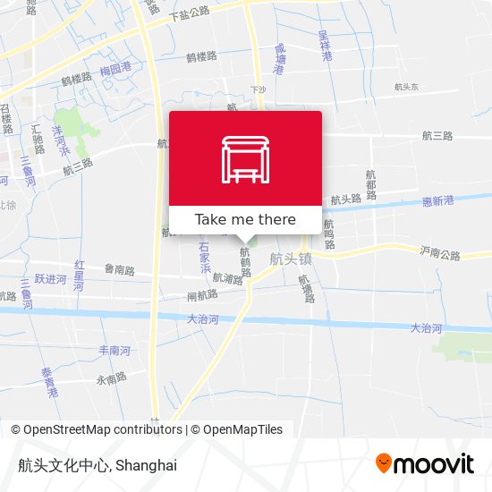 航头文化中心 map