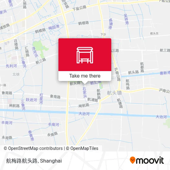 航梅路航头路 map