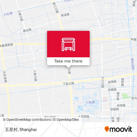 五星村 map