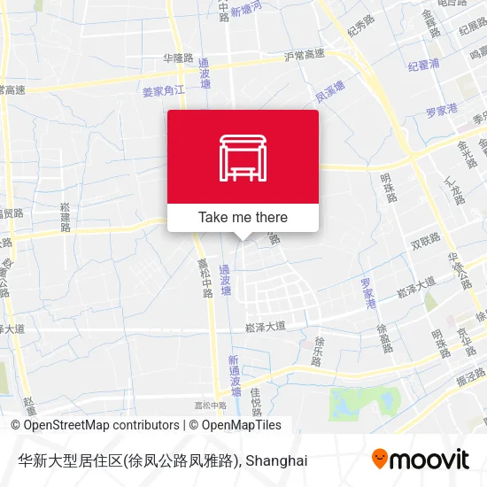 华新大型居住区(徐凤公路凤雅路) map