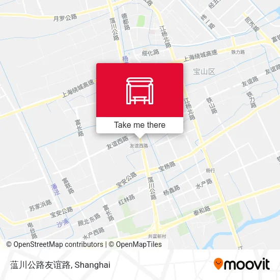 蕰川公路友谊路 map