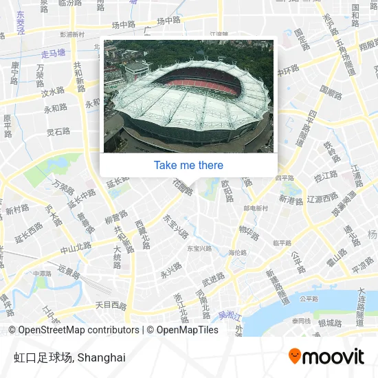 虹口足球场 map