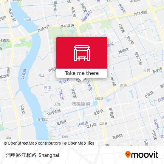 浦申路江桦路 map