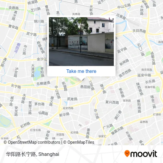 华阳路长宁路 map