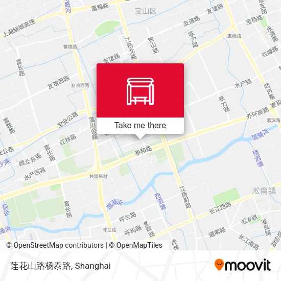 莲花山路杨泰路 map
