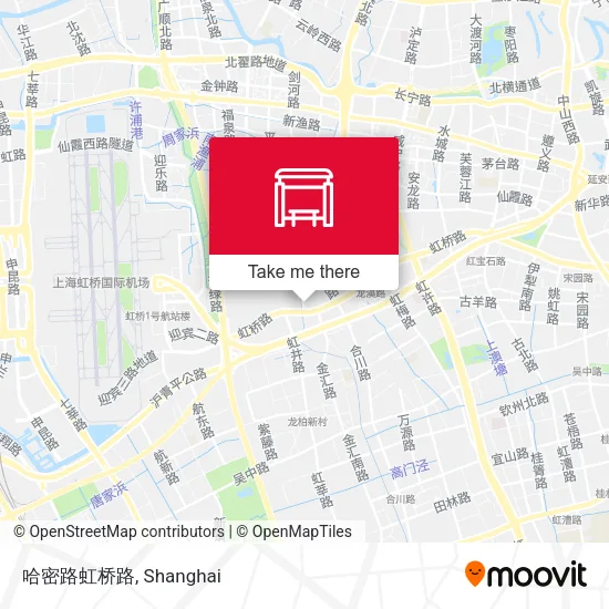 哈密路虹桥路 map