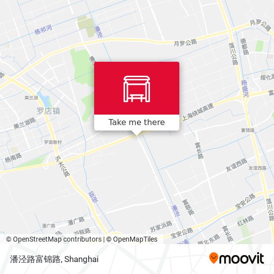 潘泾路富锦路 map
