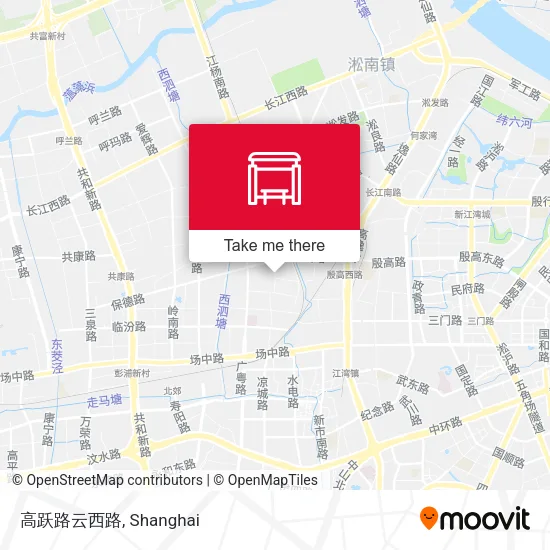 高跃路云西路 map