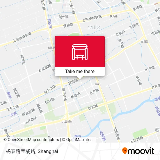 杨泰路宝杨路 map