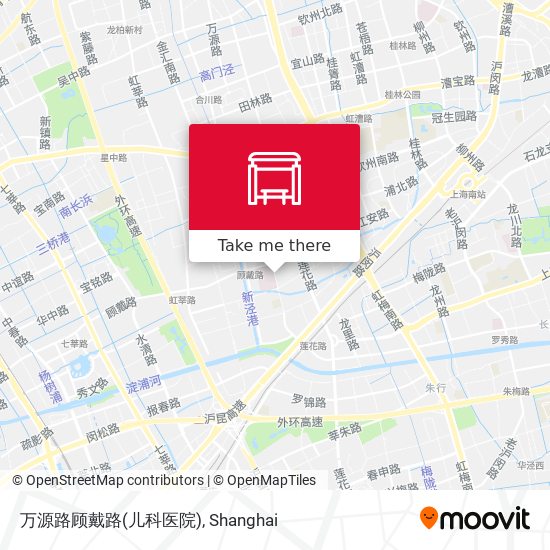 万源路顾戴路(儿科医院) map