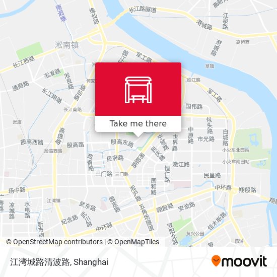 江湾城路清波路 map