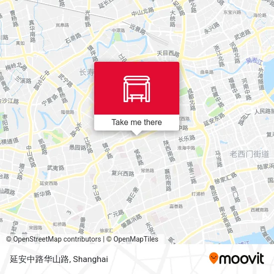 延安中路华山路 map