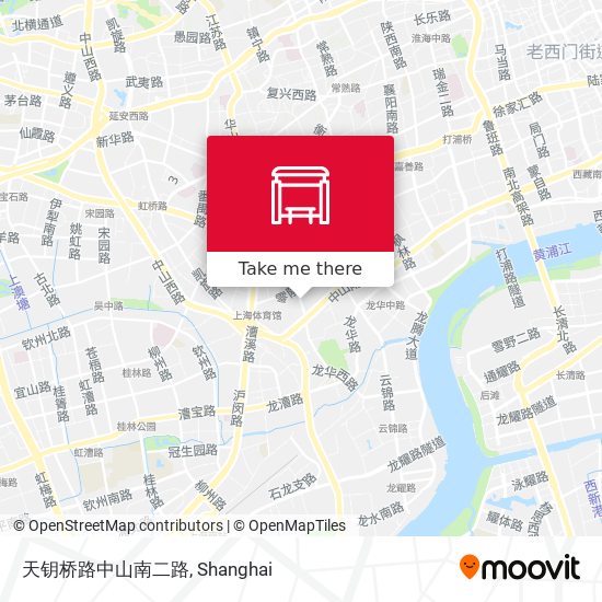 天钥桥路中山南二路 map